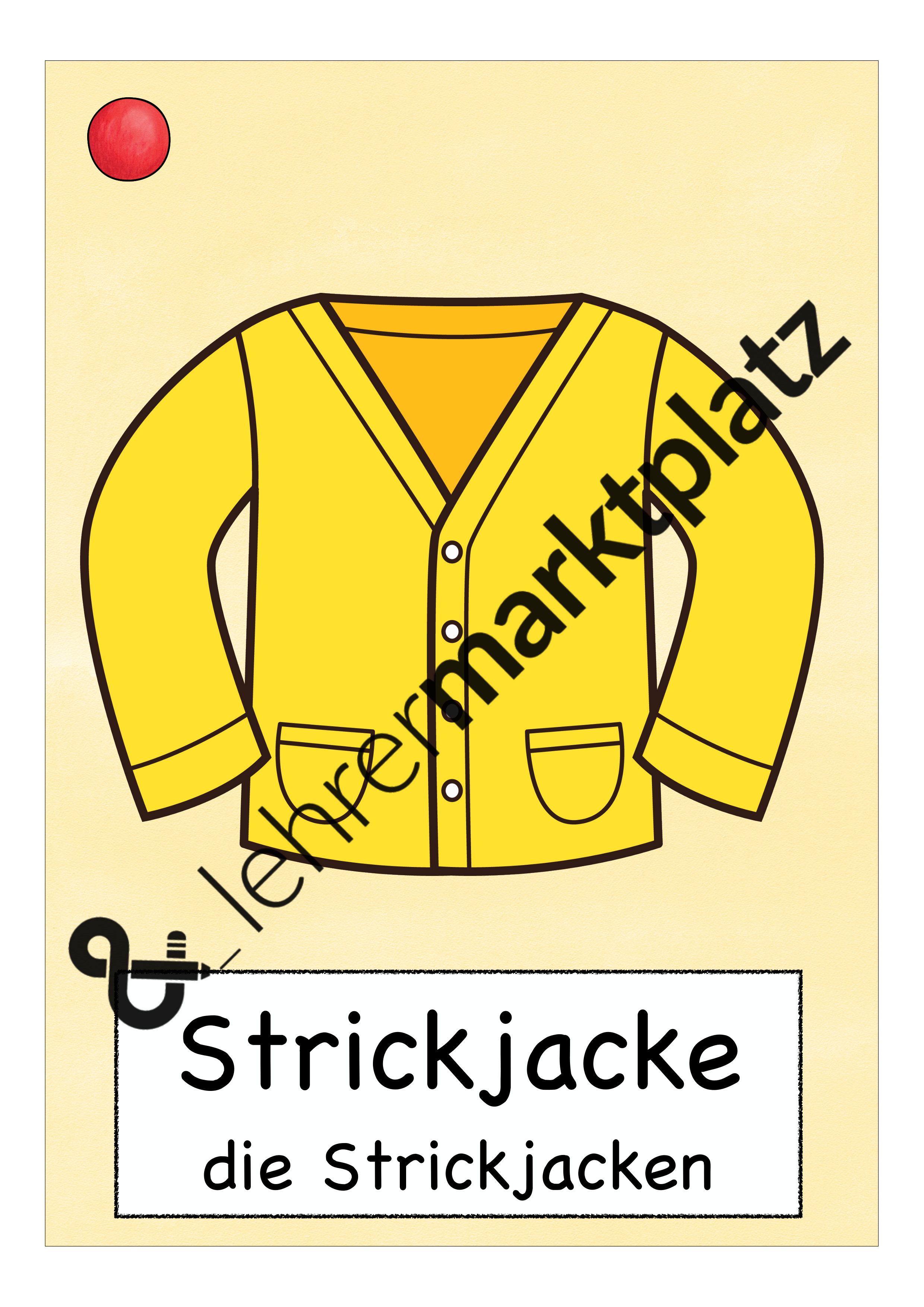 Bildkarten Kleidung – Unterrichtsmaterial in den Fächern DaZ/DaF