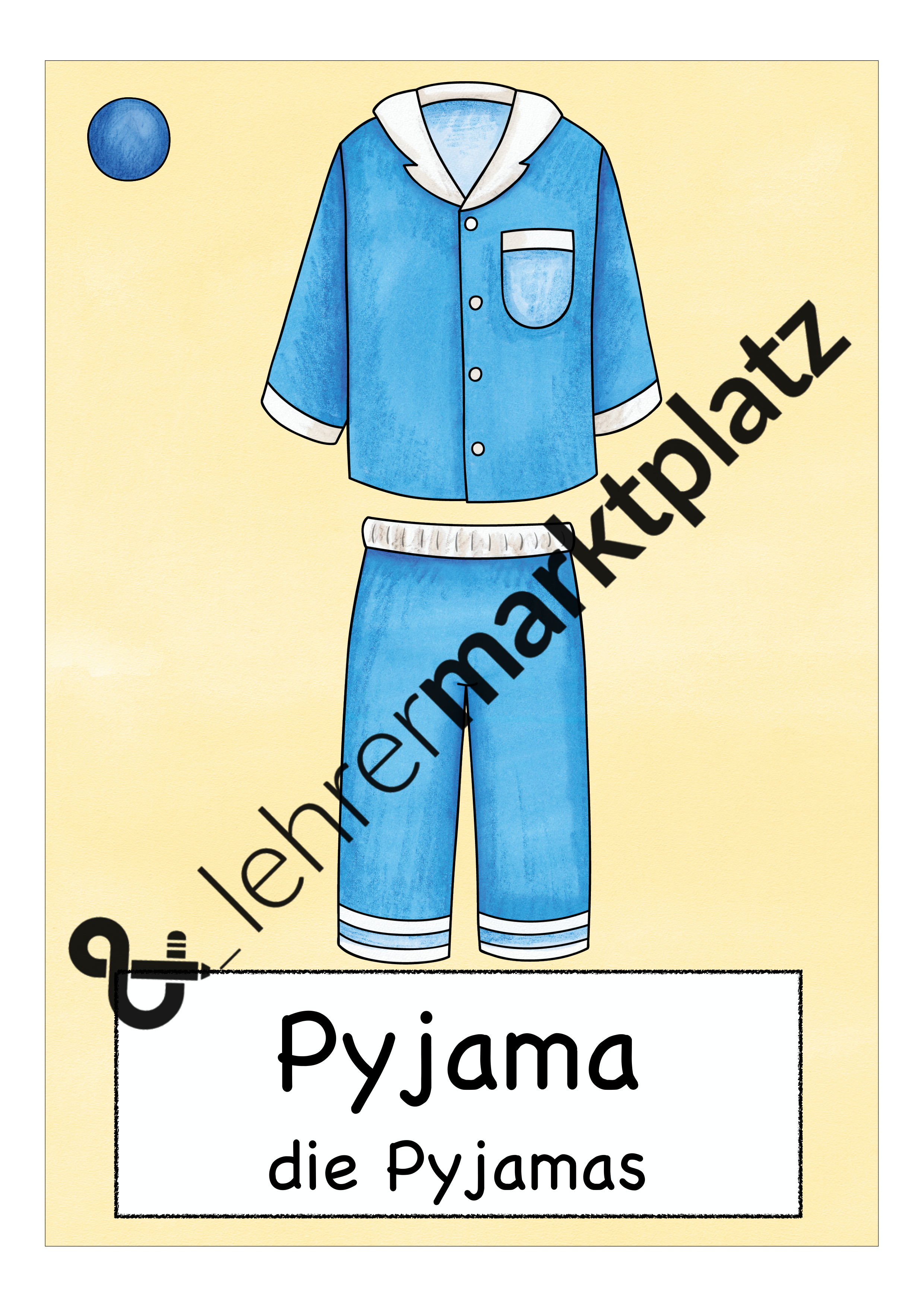 Bildkarten Kleidung Unterrichtsmaterial in den Fächern DaZ/DaF & Deutsch & Fachübergreifendes