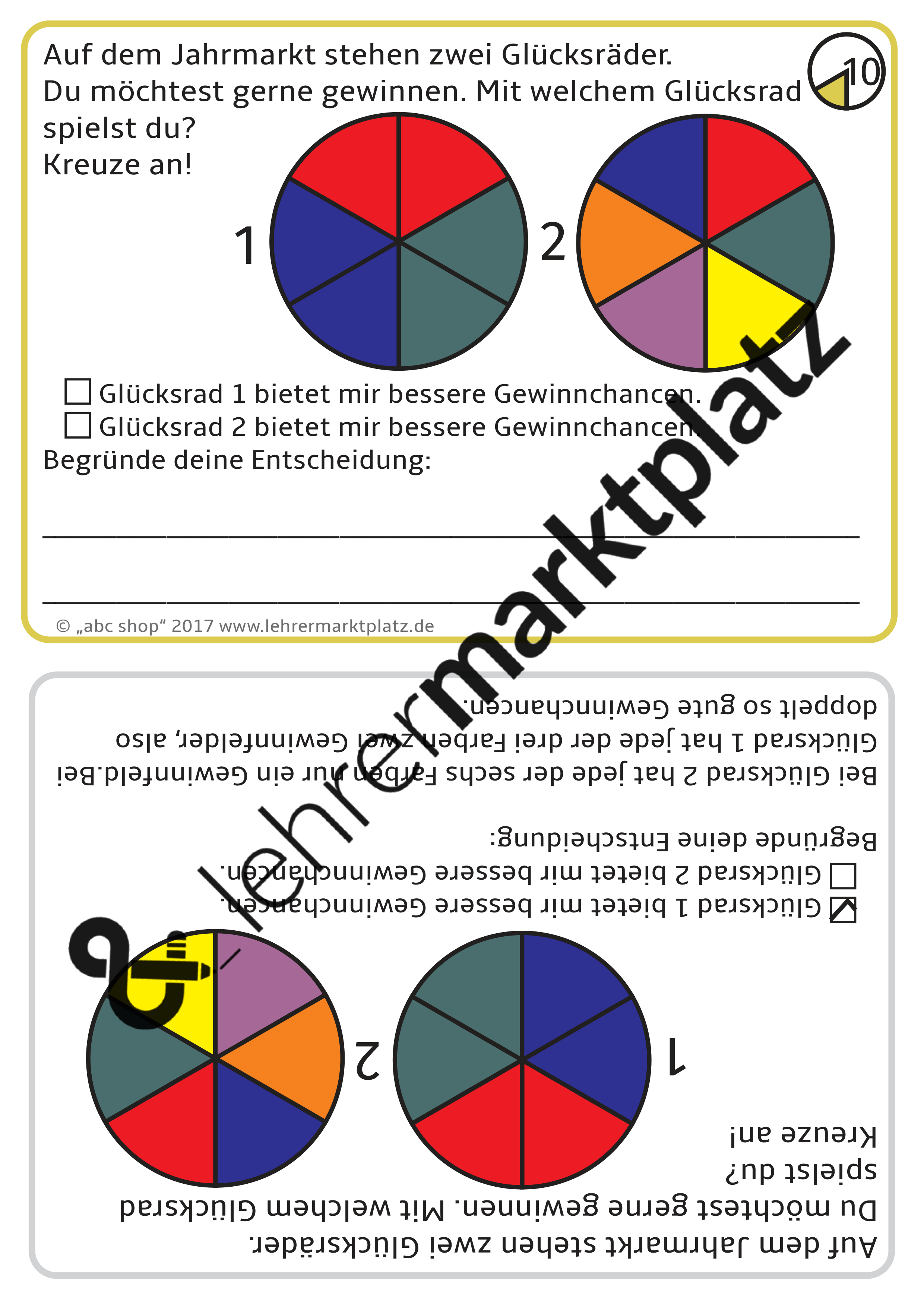Häufigkeit Und Wahrscheinlichkeit Klasse 4 Wahrscheinlichkeiten in der Grundschule - 26 Aufgaben- und
