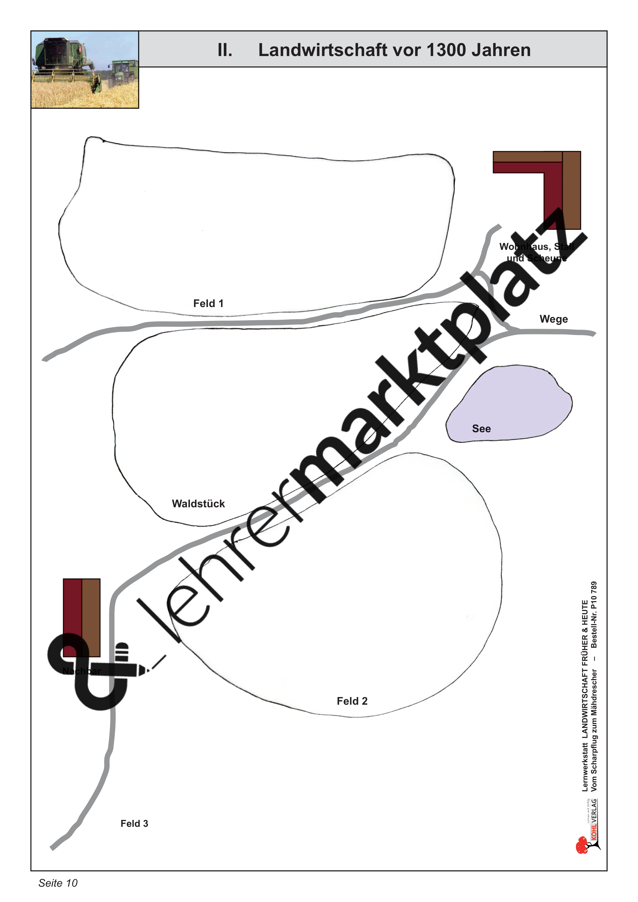 Landwirtschaft Früher Und Heute Unterrichtsmaterial Lernwerkstatt Landwirtschaft früher und heute – Unterrichtsmaterial in