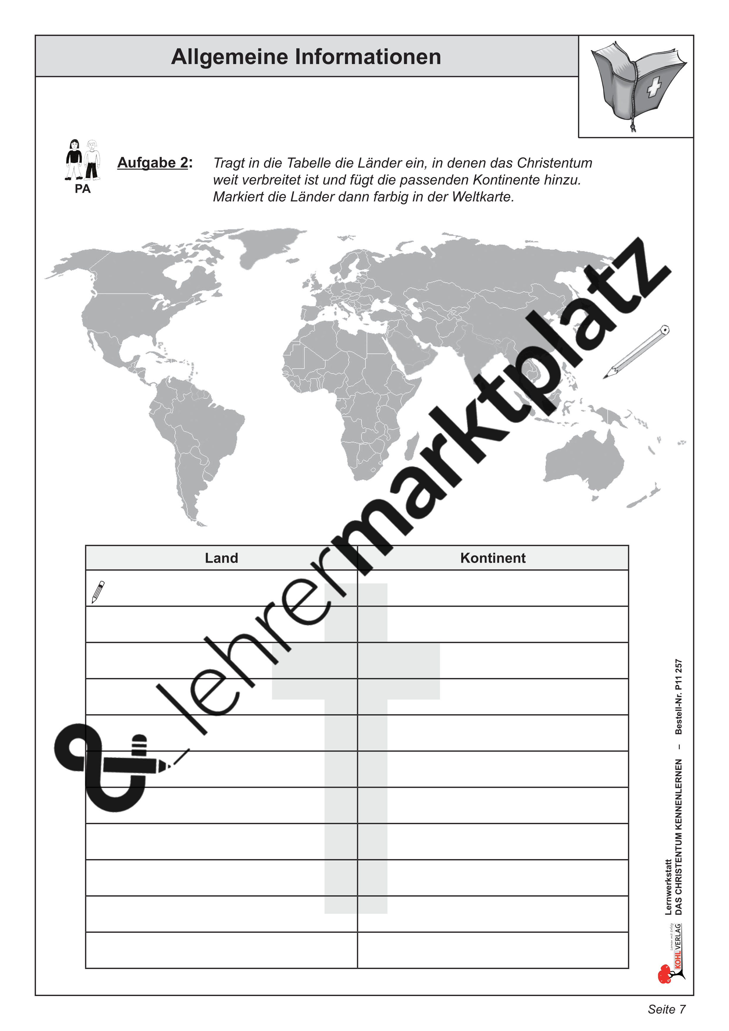 Lernwerkstatt das christentum kennenlernen