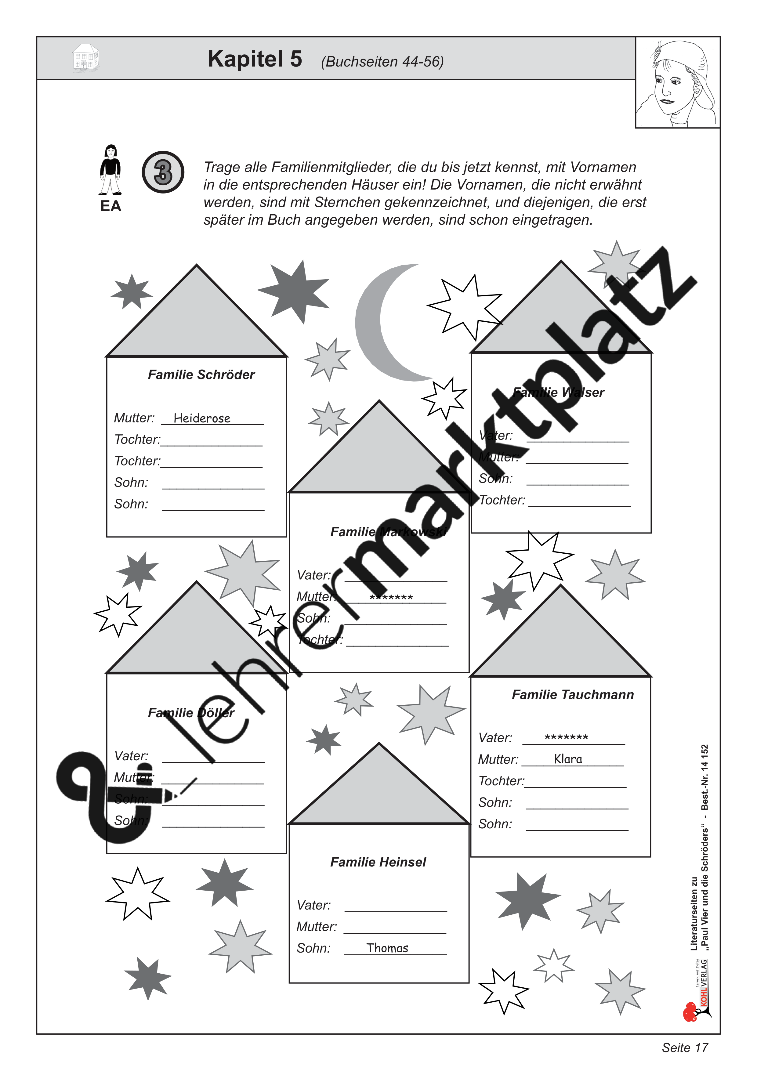 Paul Vier Und Die Schröders Zusammenfassung Literaturseiten zu 'Paul Vier und die Schröders' – Unterrichtsmaterial