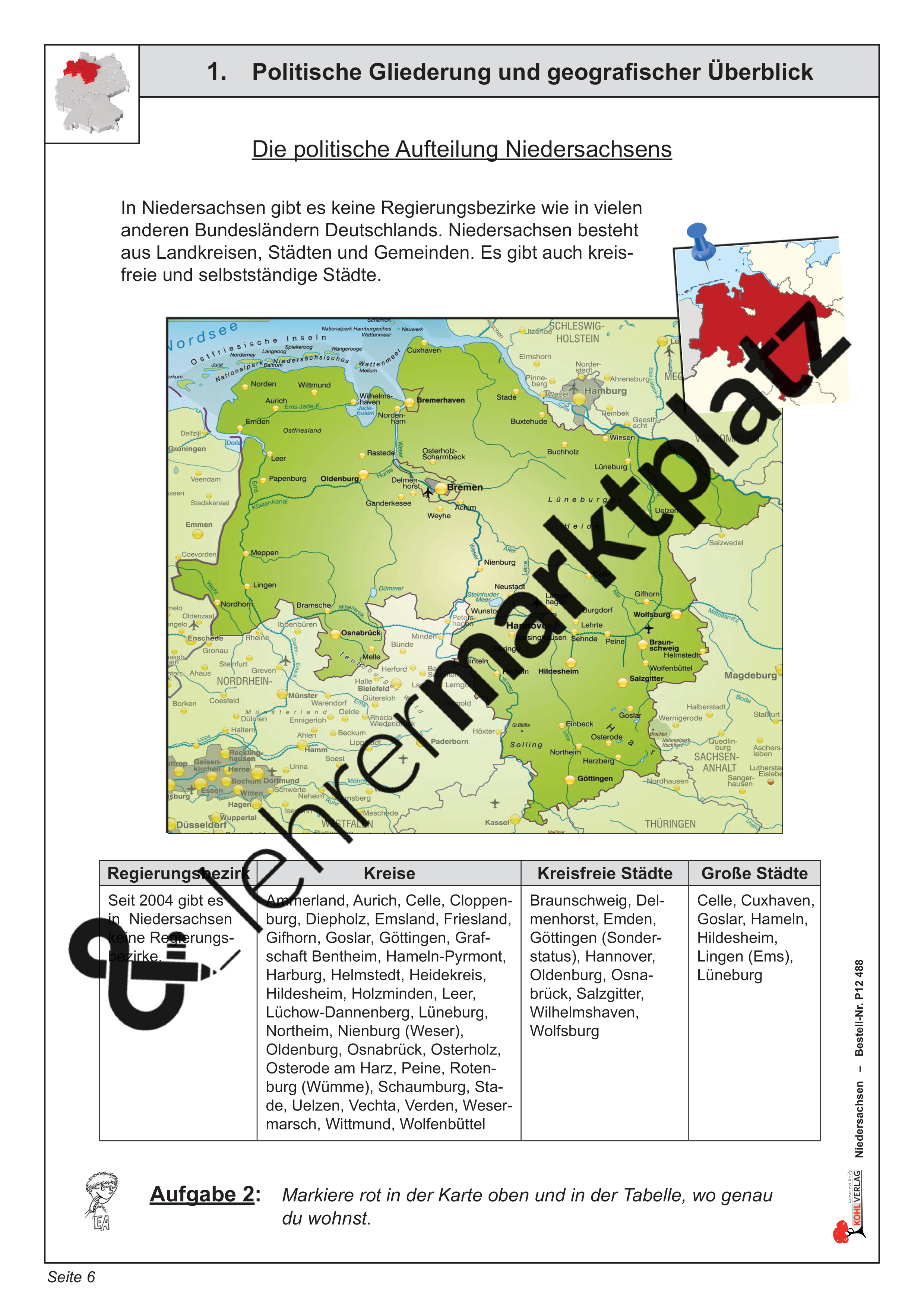 Erdkunde Abitur 2024 Niedersachsen NIEDERSACHSEN – Unterrichtsmaterial in den Fächern Erdkunde