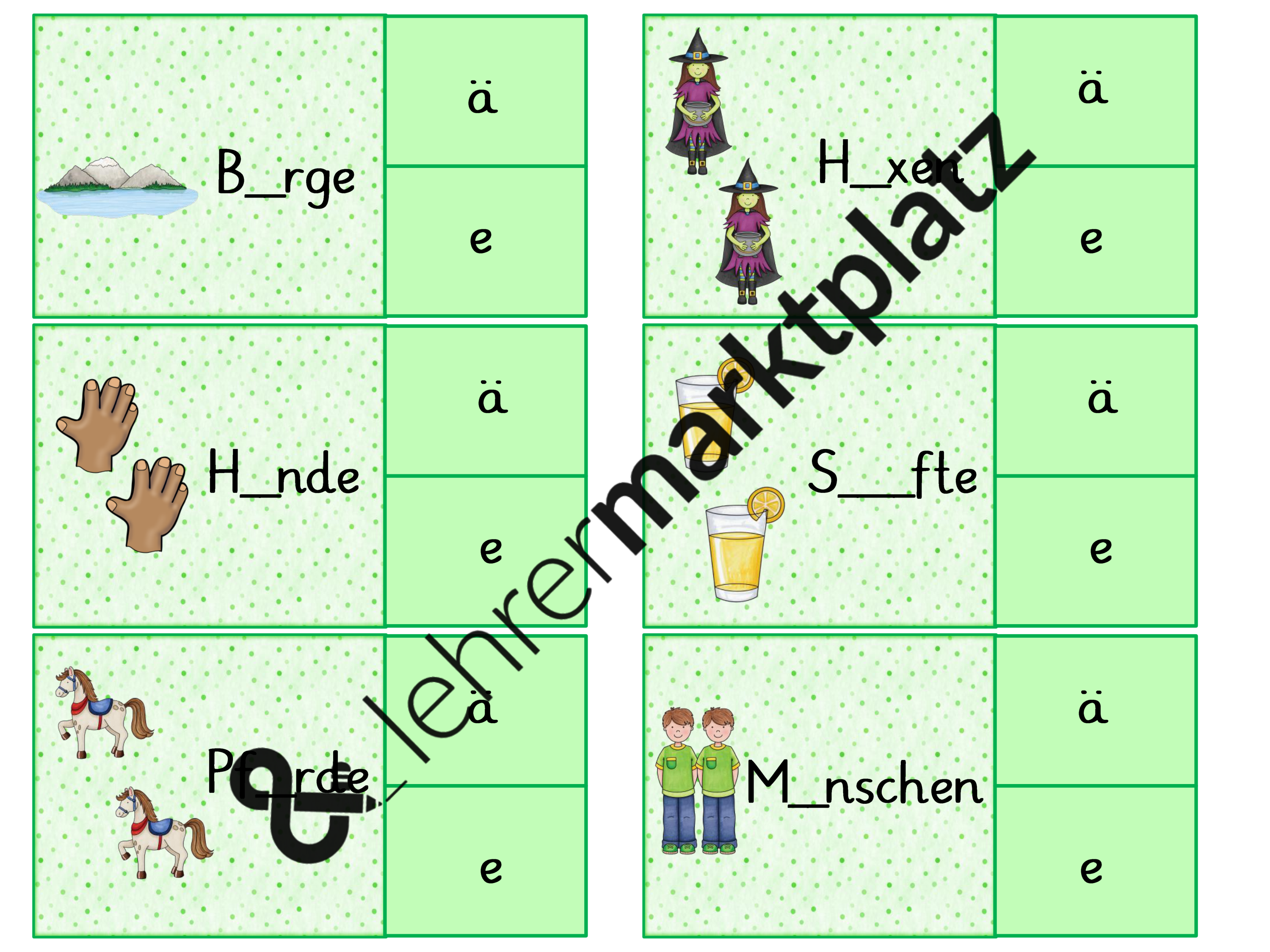Wörter Mit ä Und äu Ableiten Grundschule lehrermarktplatz.de