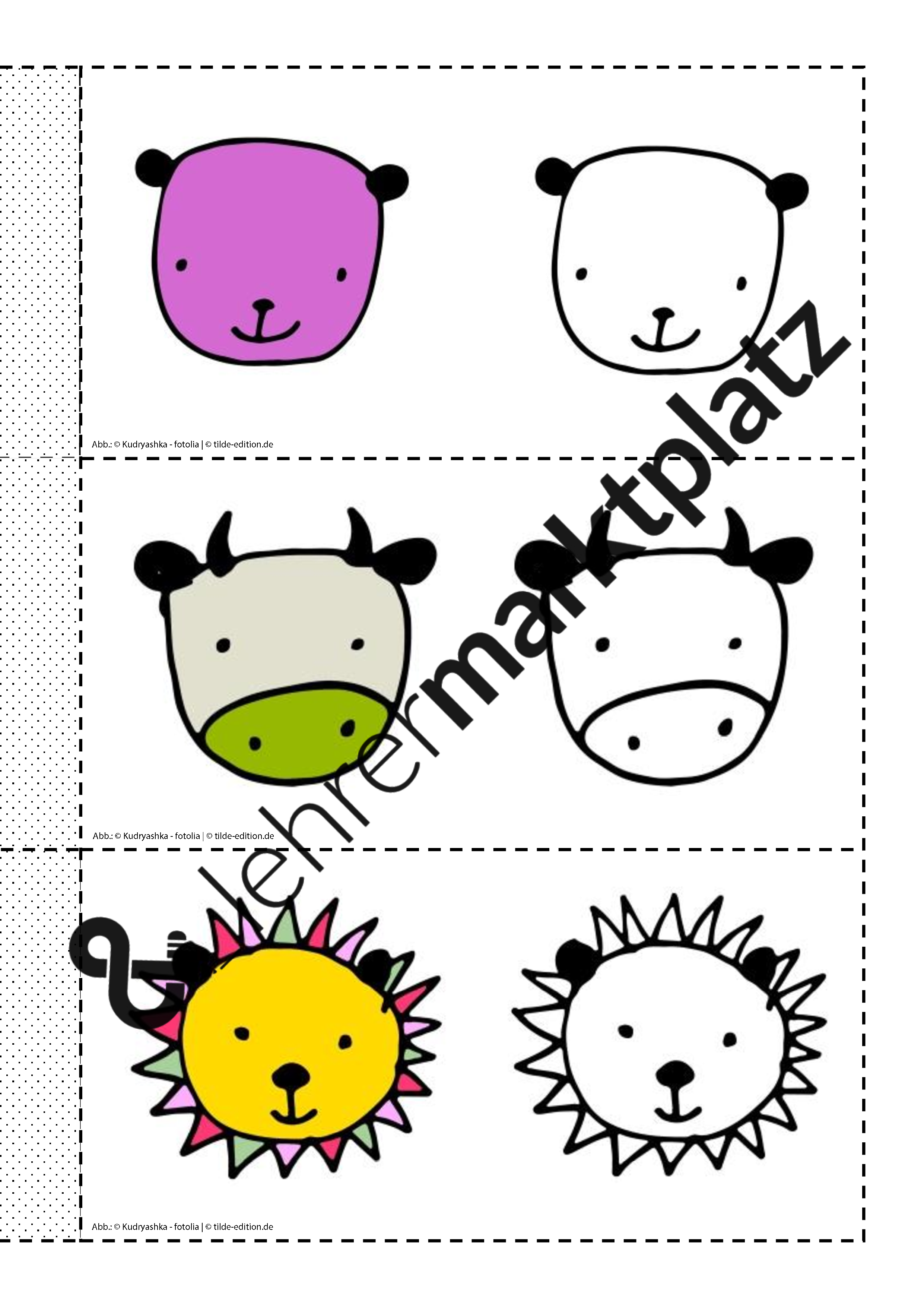 Ausmalheft Malvorlagen Streifenheft Visuelle