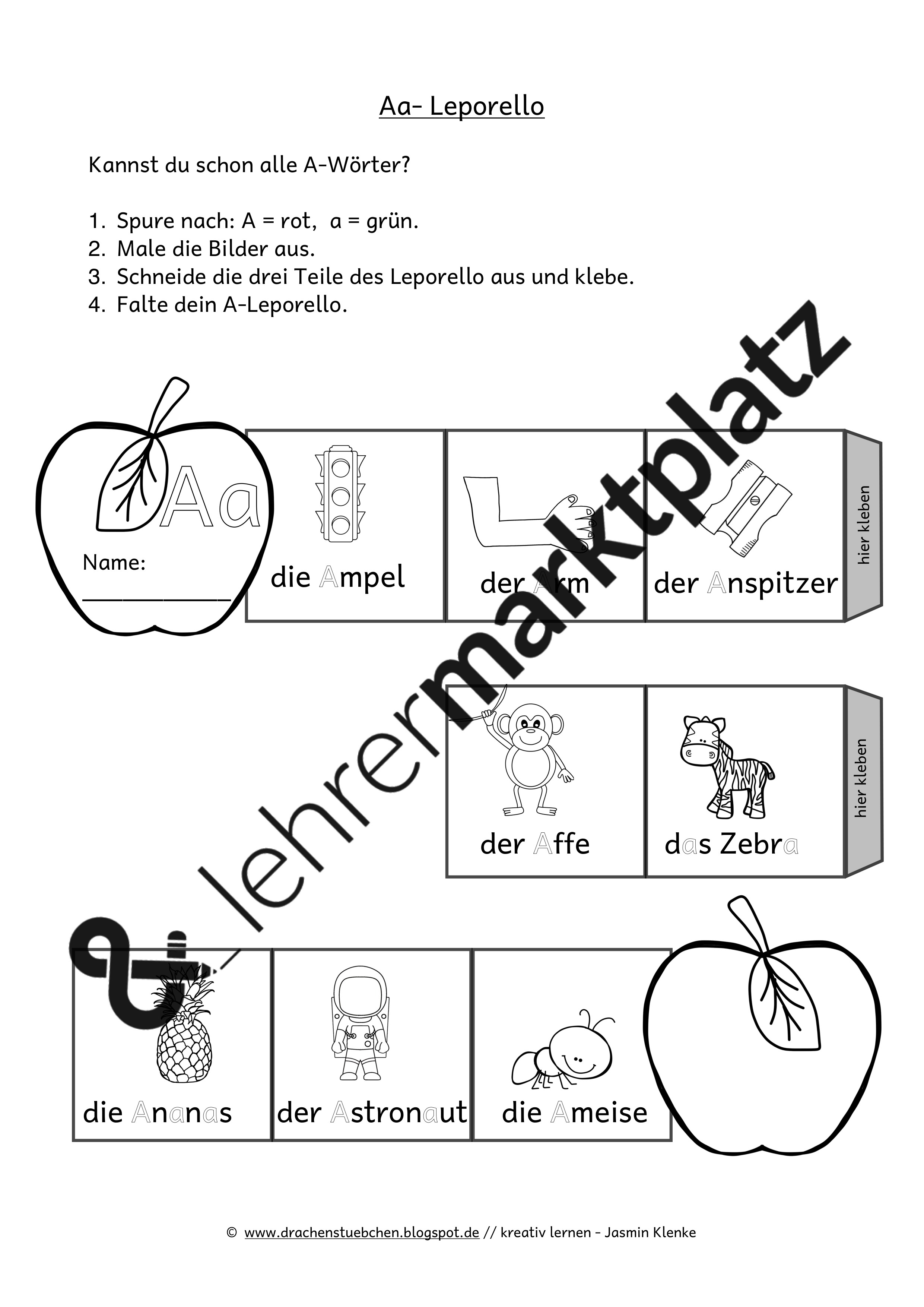 Alphabetisierung Daz Arbeitsblätter Pdf