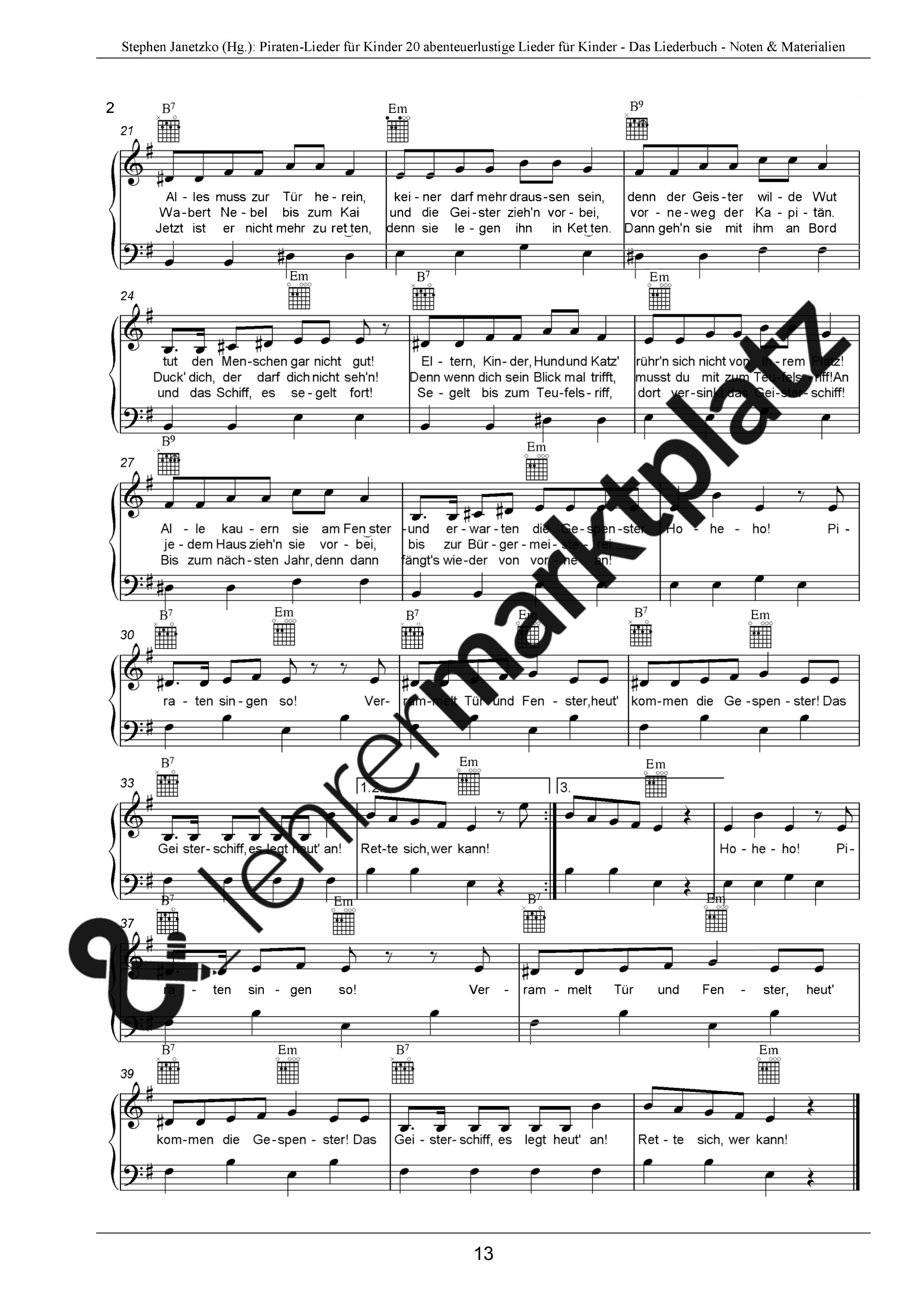 Piraten-Lieder für Kinder - 20 abenteuerlustige Lieder für Kinder ...