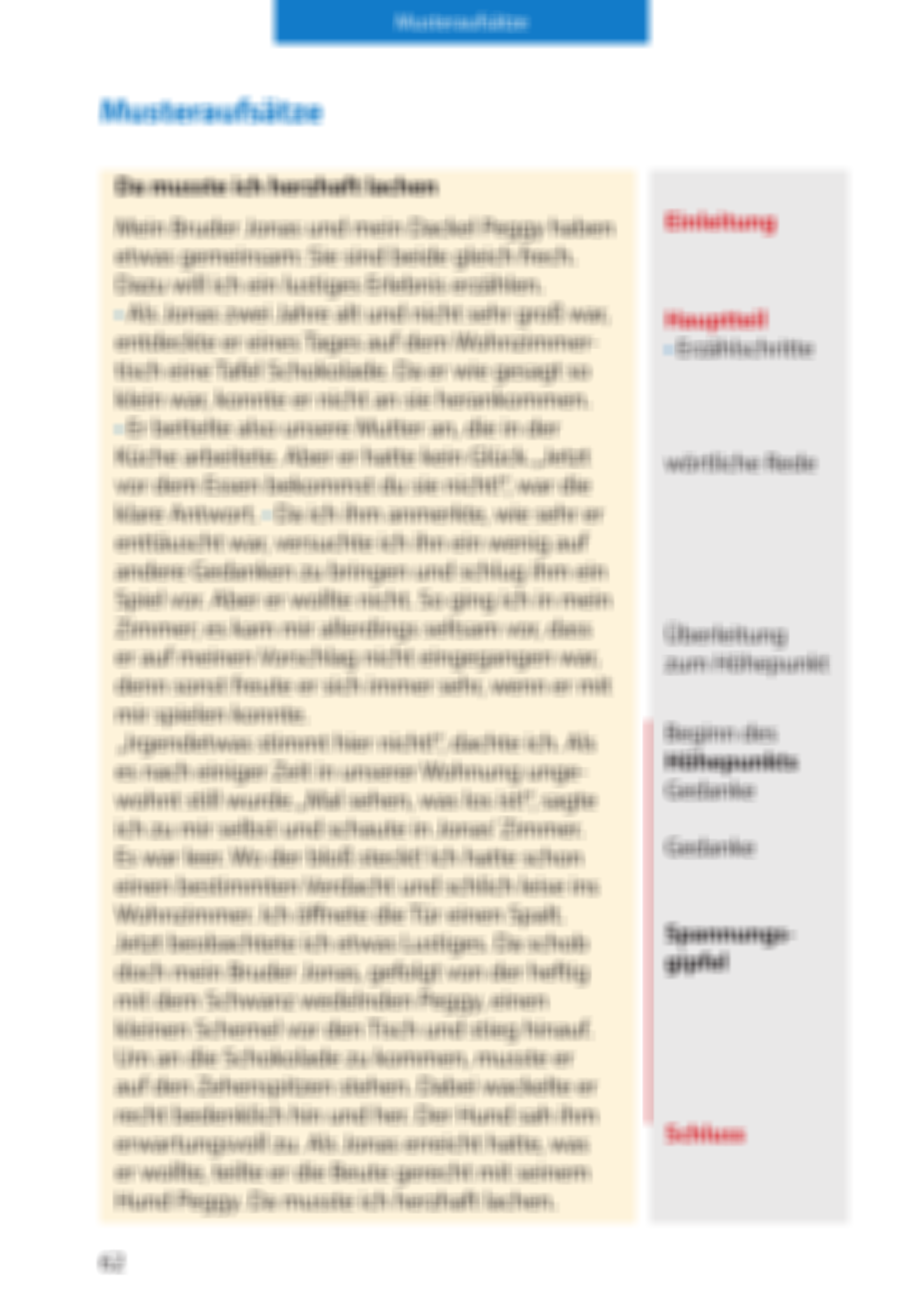 Erlebniserzählung. Aufsatz 4.-5. Klasse – Unterrichtsmaterial im Fach
